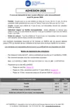 Adhésion 2026